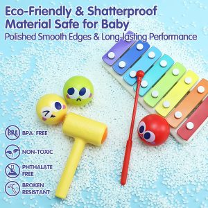 4 in1 Musical Pounding Toy with Xylophone 3