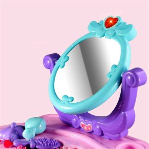 Girls Pretend Play Lovely Dressing Table Set with Music and Lights 2