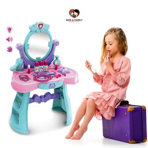Girls Pretend Play Lovely Dressing Table Set with Music and Lights 8 copy