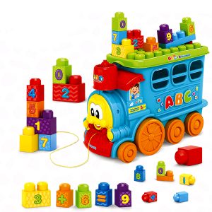 Multi purpose building blocks to receive trains 4