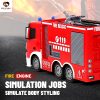 1.24 Scale Simulation Electric Remote Control Fire Truck 1 copy