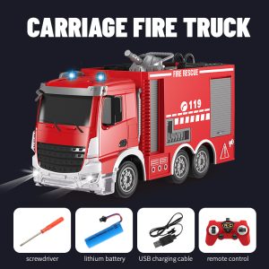 1.24 Scale Simulation Electric Remote Control Fire Truck 3