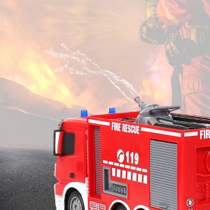 1.24 Scale Simulation Electric Remote Control Fire Truck 7