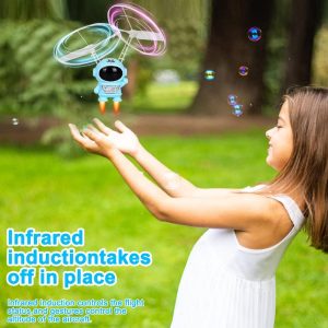 Flying Astronaut Gesture Sensing Drone 2