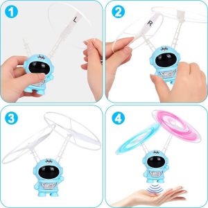 Flying Astronaut Gesture Sensing Drone 4