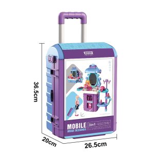 Little Story ROLE PLAY BEAUTICIAN TOY SET LUGGAGE 7