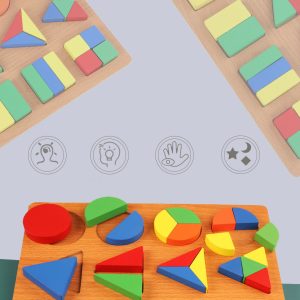 Wooden Geomatrical Shapes 3