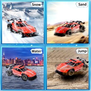 High Speed Race Drift RC Cars Toy with Cool LED Spray Light 4