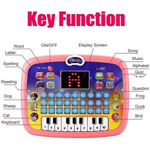 Learning Pad with LED Screen Piano Keyboard 6