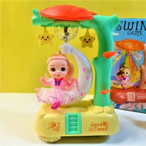 Musical Swing Doll With Rotating Moon 4