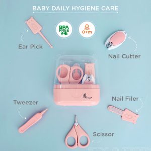 5in1 Mini Baby Manicure Set - Blue & Pink 4 Mini Baby Manicure Set Blue Pink 1