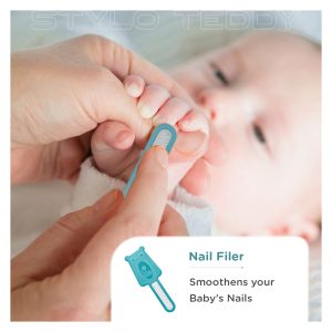 5in1 Mini Baby Manicure Set - Blue & Pink 6 Mini Baby Manicure Set Blue Pink 3