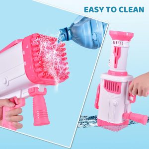 Rechargeable Bubble Gun 60 Holes 3