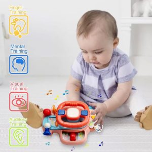 Kids Steering Wheel Toy With Lights Music 1