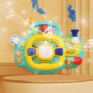 Kids Steering Wheel Toy With Lights Music 5