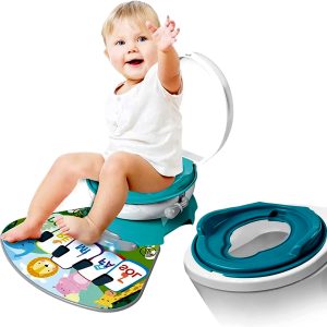 Potty 3 in 1 Multi Functional Childrens Toilet Training Seat with Musical Blanket 2