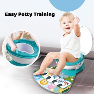Potty 3 in 1 Multi Functional Childrens Toilet Training Seat with Musical Blanket 3