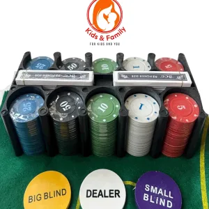 Portable Poker 200 Baccarat Professional Chips